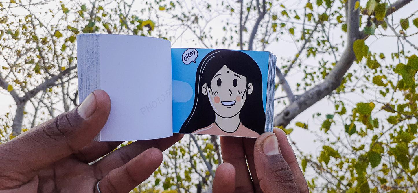 Close Your Eyes Proposal Flipbook With Ring
