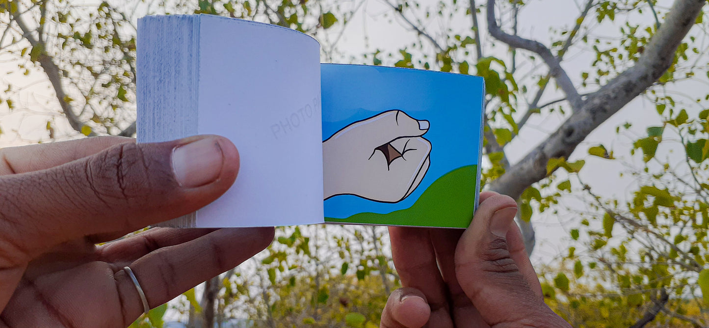 Close Your Eyes Proposal Flipbook With Ring