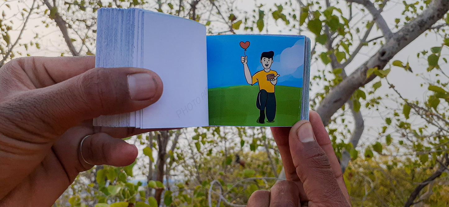 Close Your Eyes Proposal Flipbook With Ring
