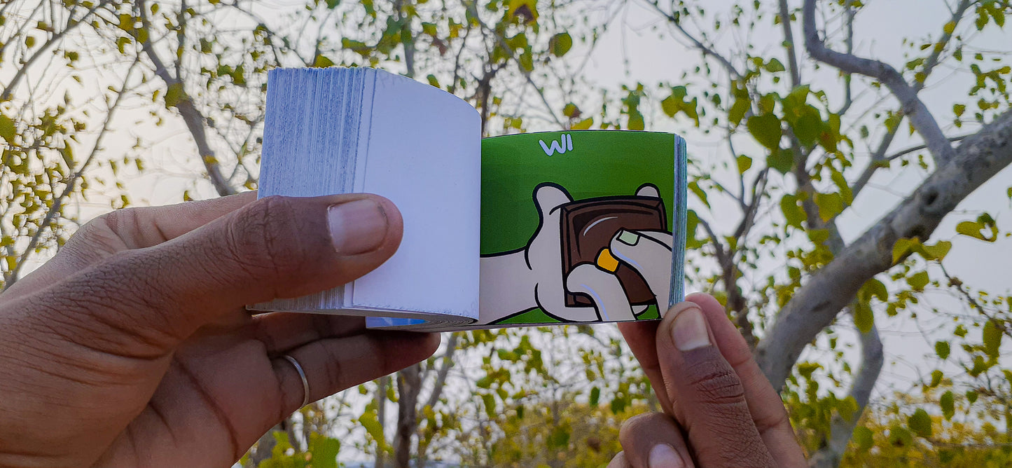 Close Your Eyes Proposal Flipbook With Ring