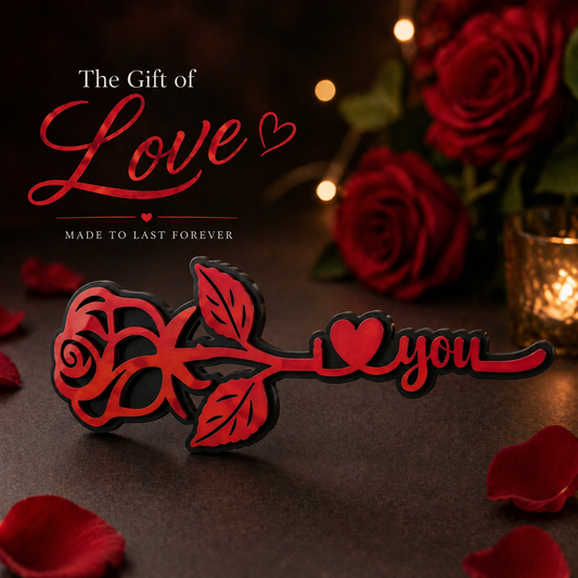 I love you Rose Flower