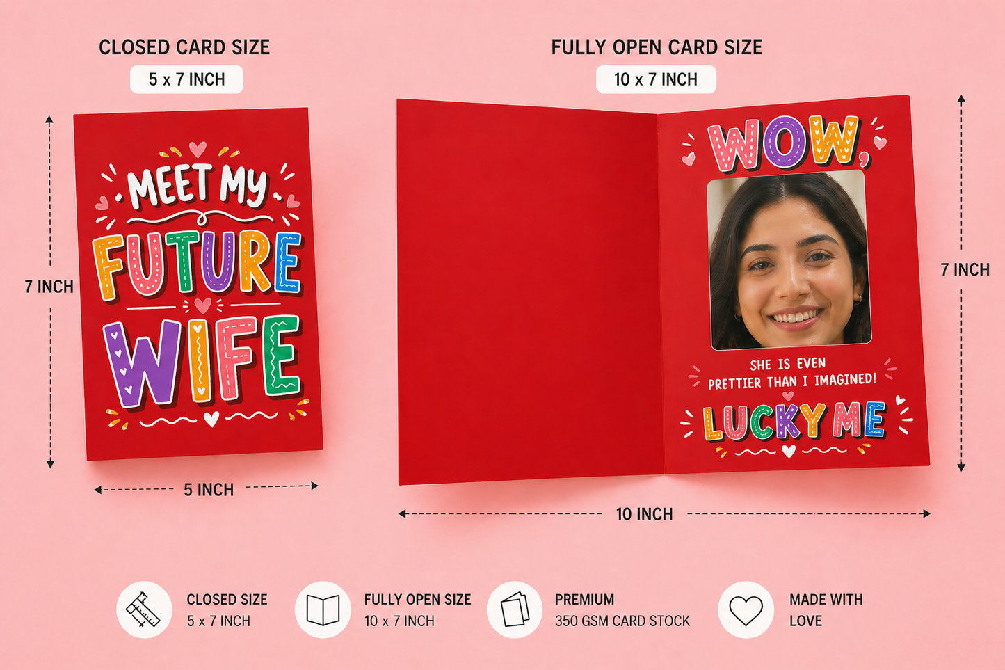 Future Wife Mirror Card