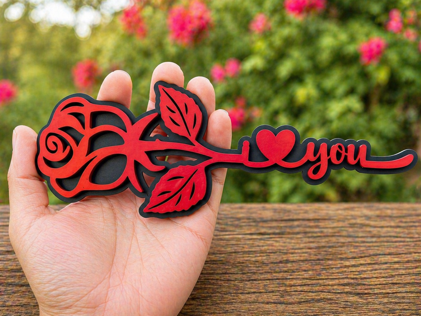 I love you Rose Flower