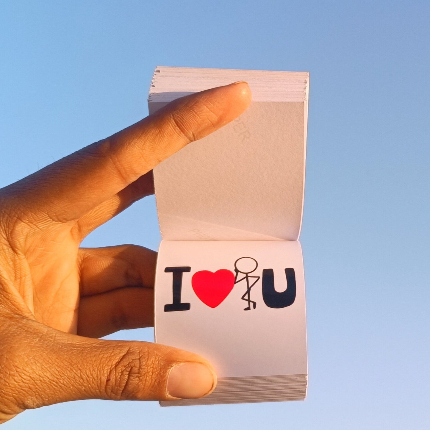 Sticky Man Love You Mom Flipbook