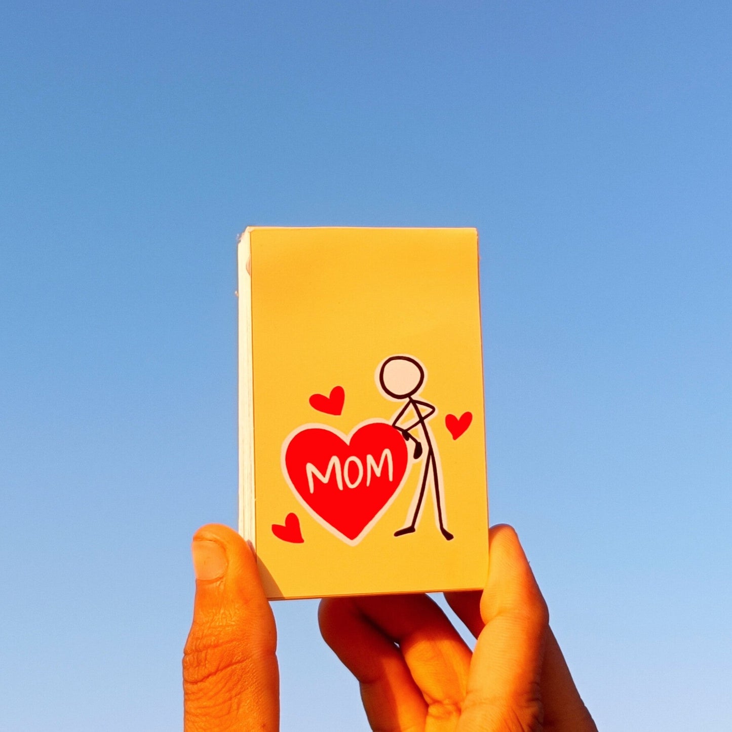 Sticky Man Love You Mom Flipbook