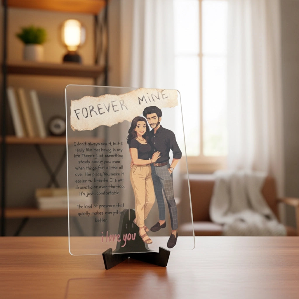 Forever Mine Acrylic Frame