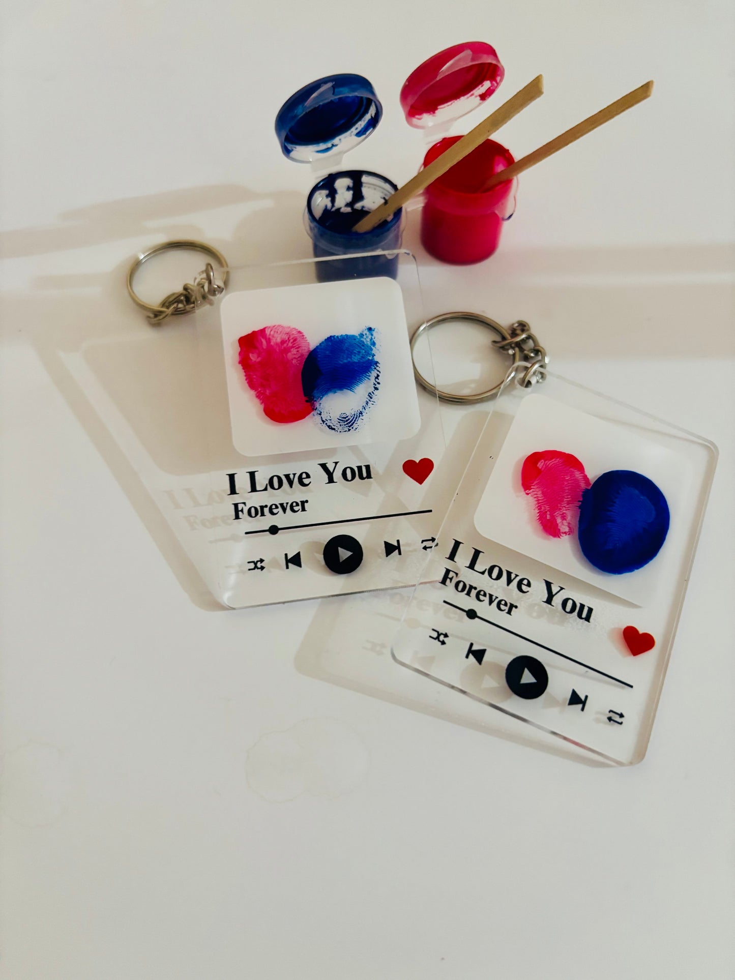 Hooray Fingerprint Keychains