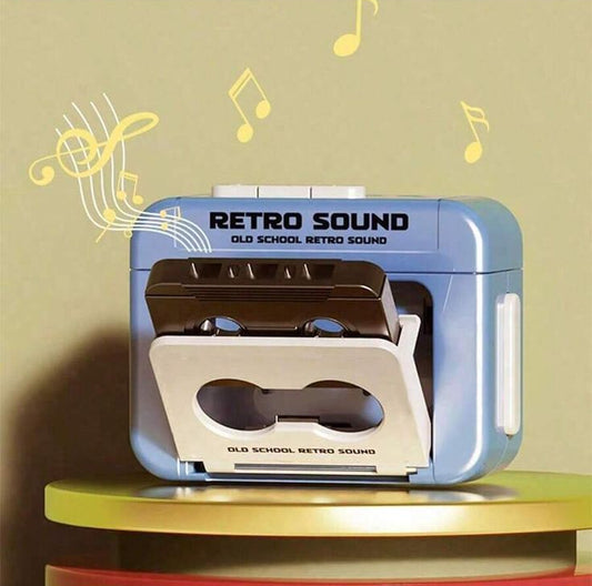 Hooray Retro Cassette Tape Recorder Keychain