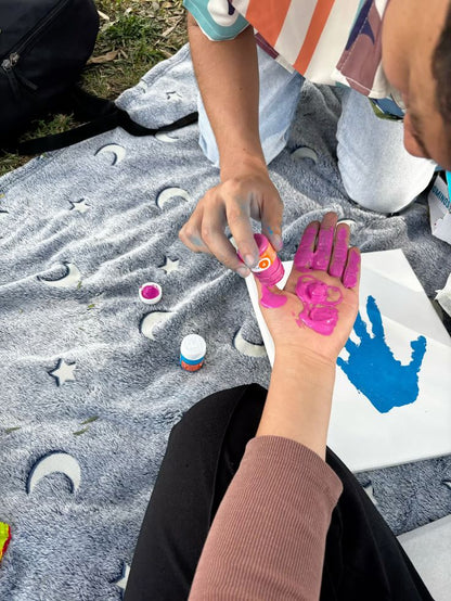 Hooray Couples Canvas Handprint kit