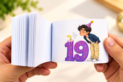 Blow the Candle — Custom Birthday Flipbook