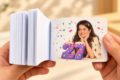 Blow the Candle — Custom Birthday Flipbook
