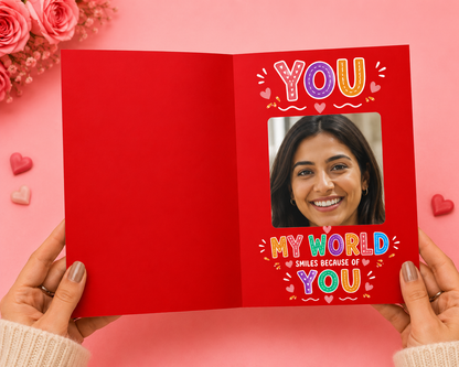 The Best Part Of My World Mirror Card