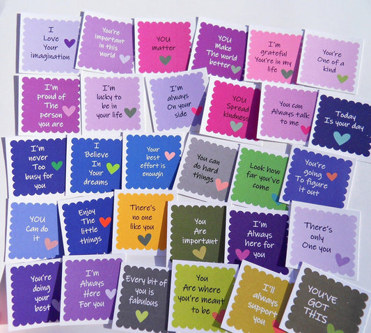 Encouragement Cards – Perfect for Office, School & Lunch Box