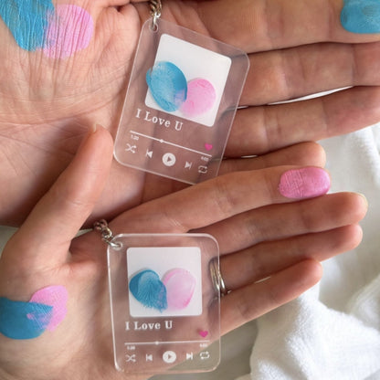 Hooray Fingerprint Keychains