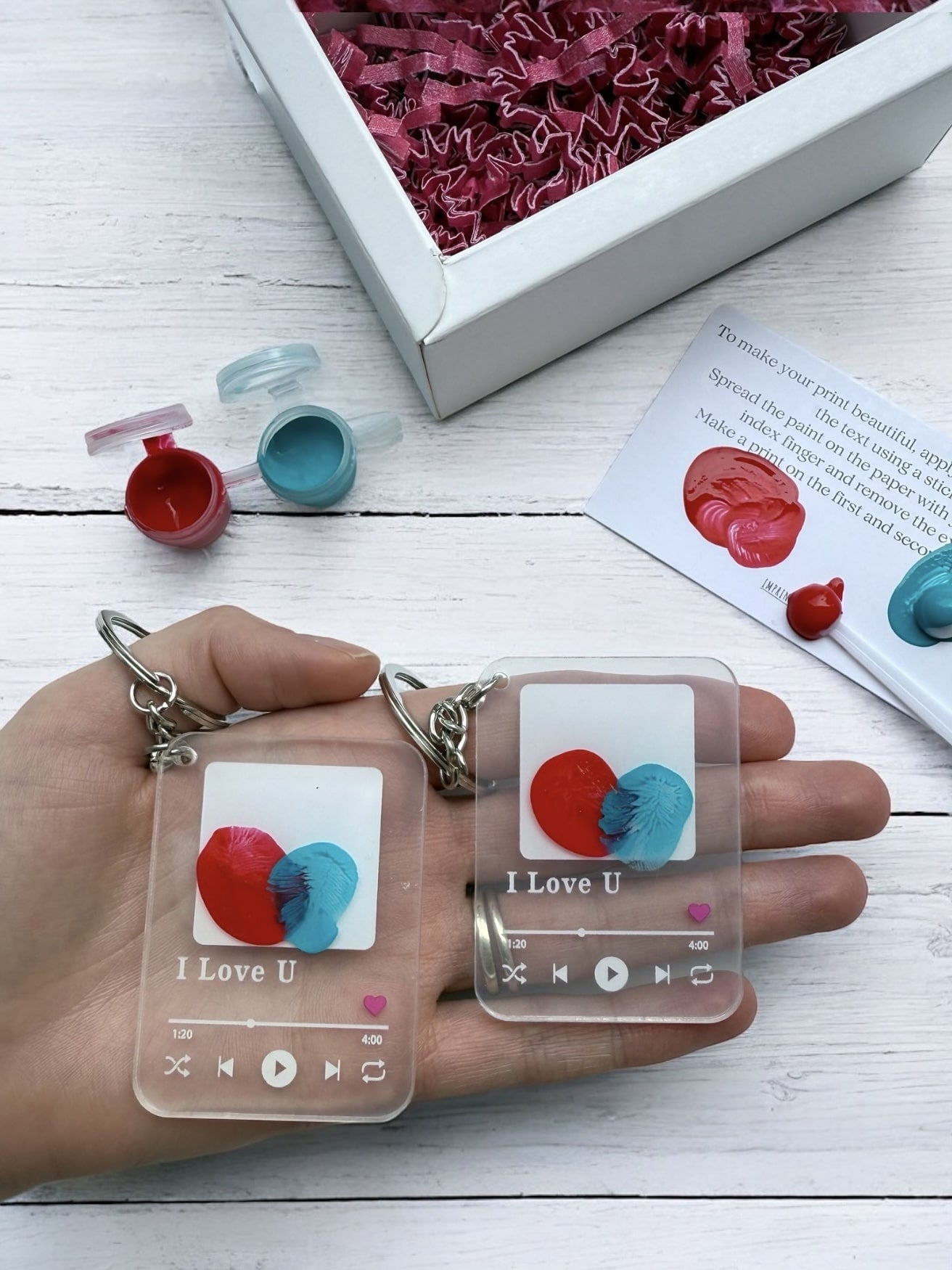 Hooray Fingerprint Keychains