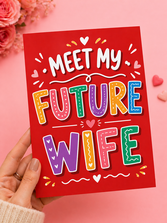 Future Wife Mirror Card
