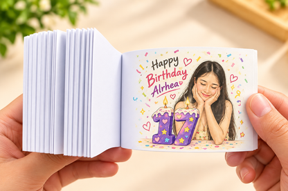 Blow the Candle — Custom Birthday Flipbook