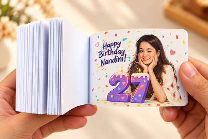 Blow the Candle — Custom Birthday Flipbook