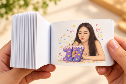 Blow the Candle — Custom Birthday Flipbook