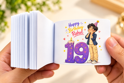Blow the Candle — Custom Birthday Flipbook