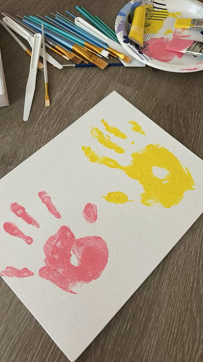 Hooray Couples Canvas Handprint kit