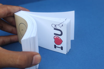 Personalized Sticky Man Love Flipbook