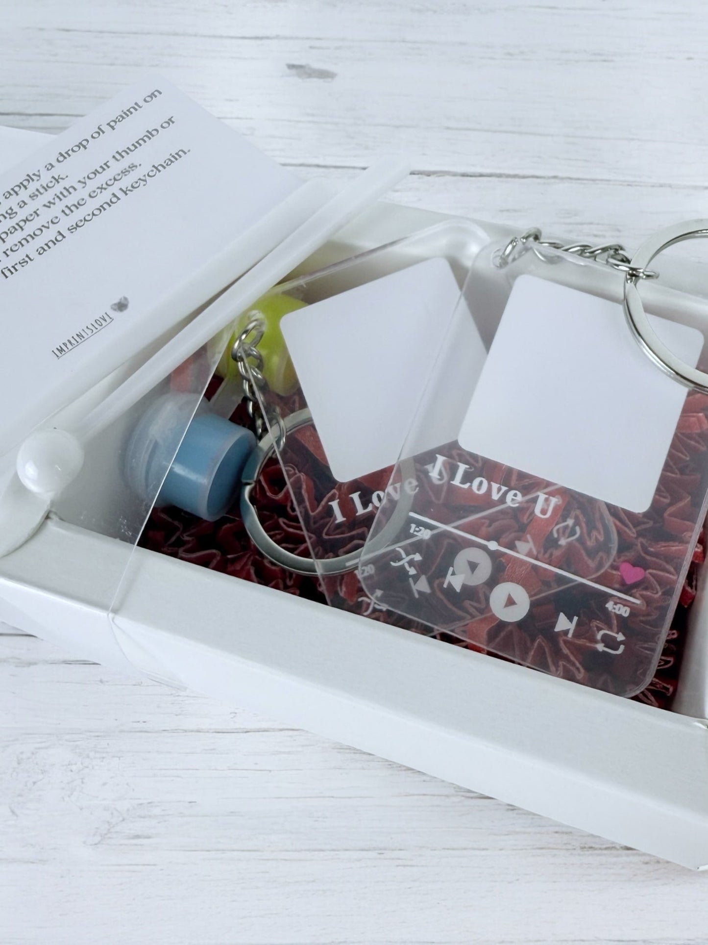 Hooray Fingerprint Keychains