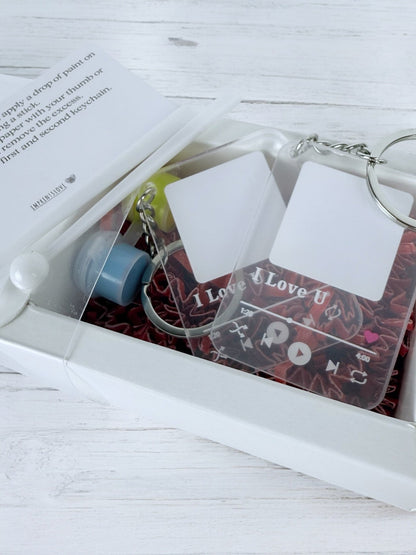 Hooray Fingerprint Keychains