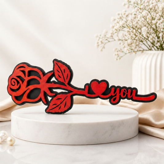 I love you Rose Flower