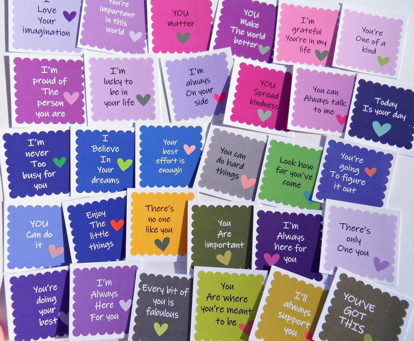 Encouragement Cards – Perfect for Office, School & Lunch Box