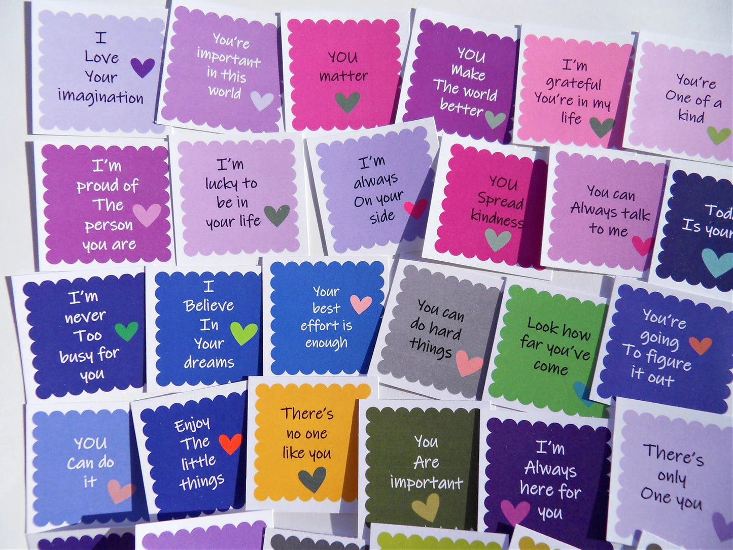 Encouragement Cards – Perfect for Office, School & Lunch Box